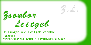 zsombor leitgeb business card